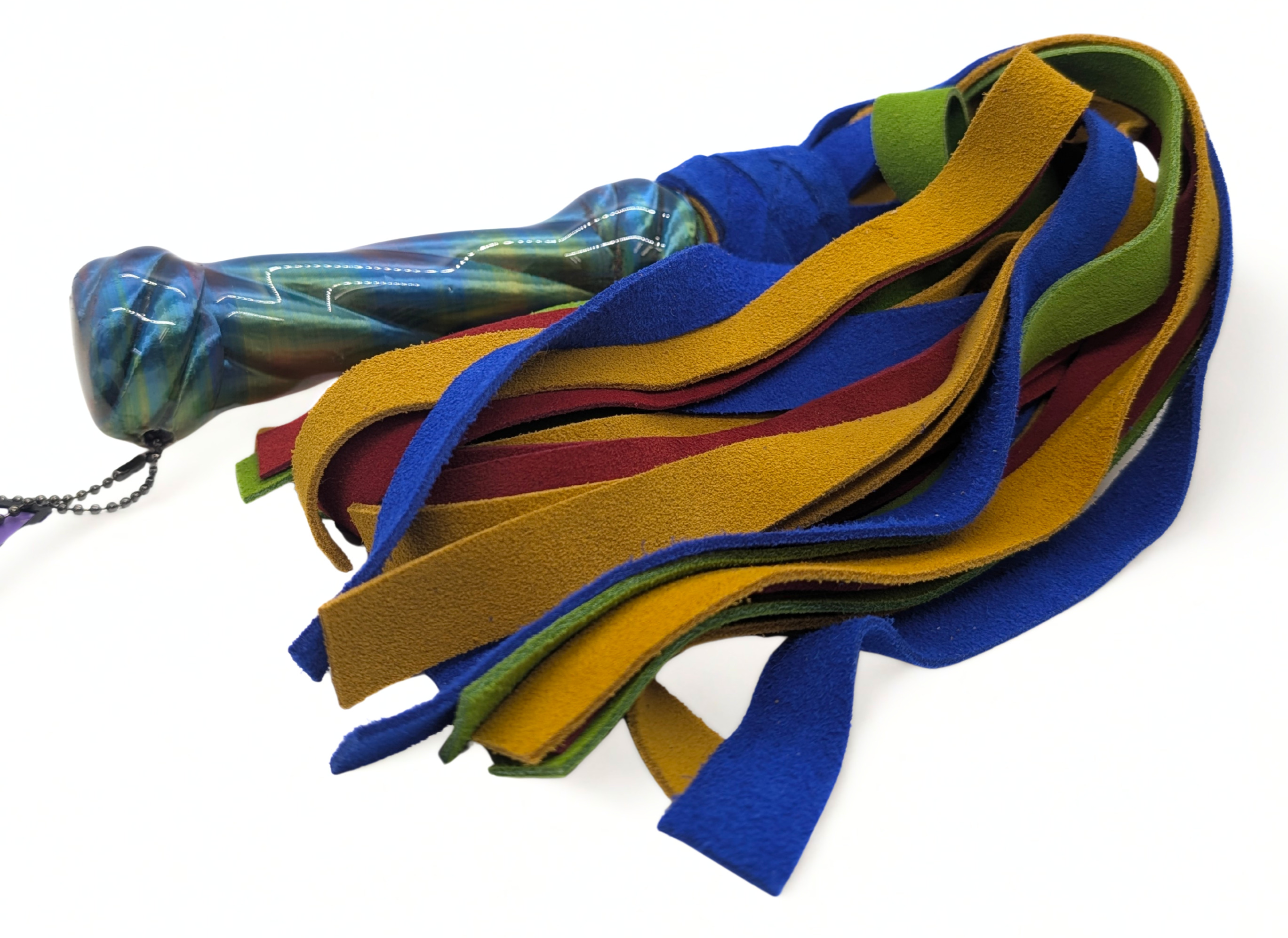 The Prism Spiral Leather Flogger