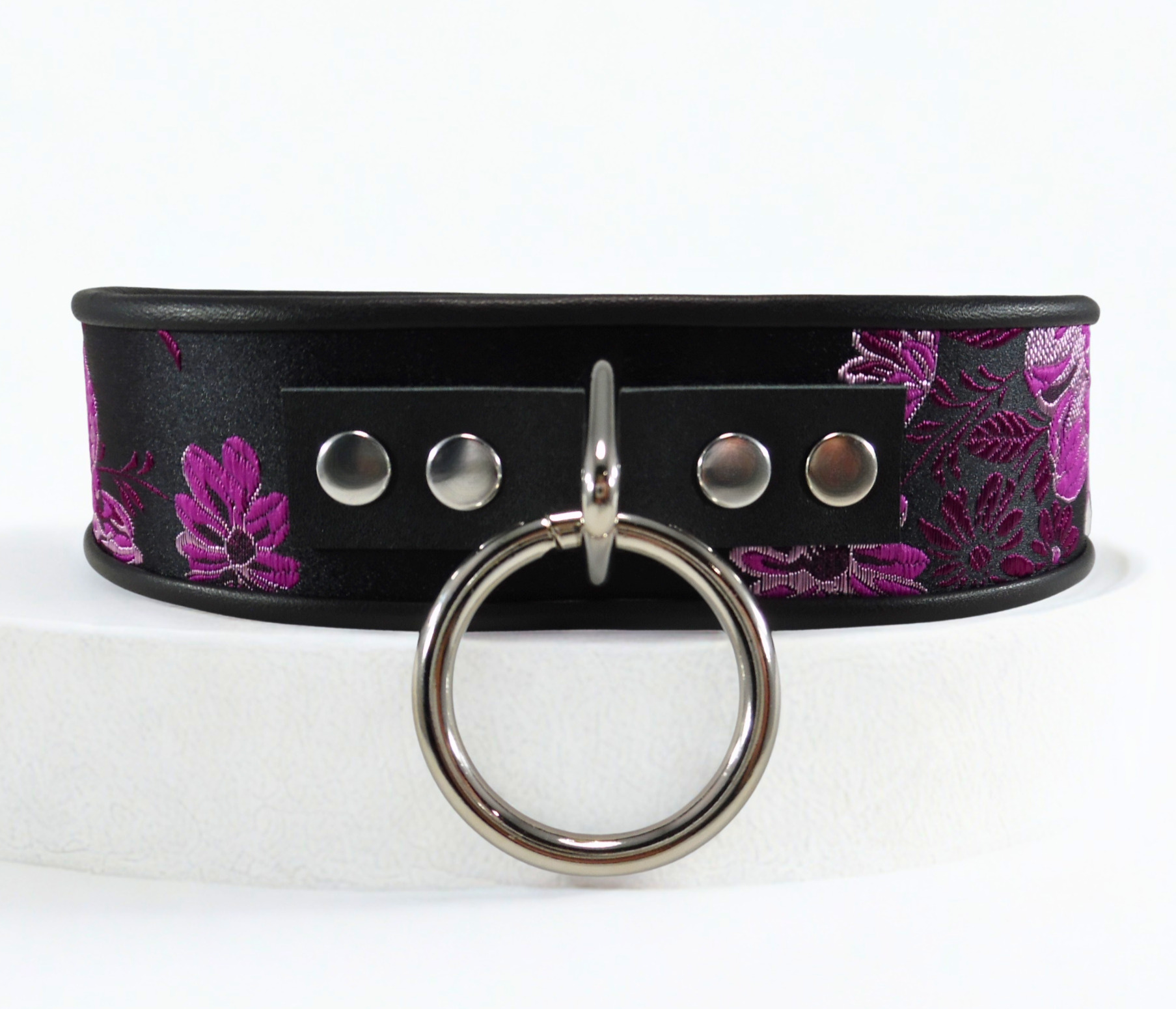  Fuchsia Brocade Collar