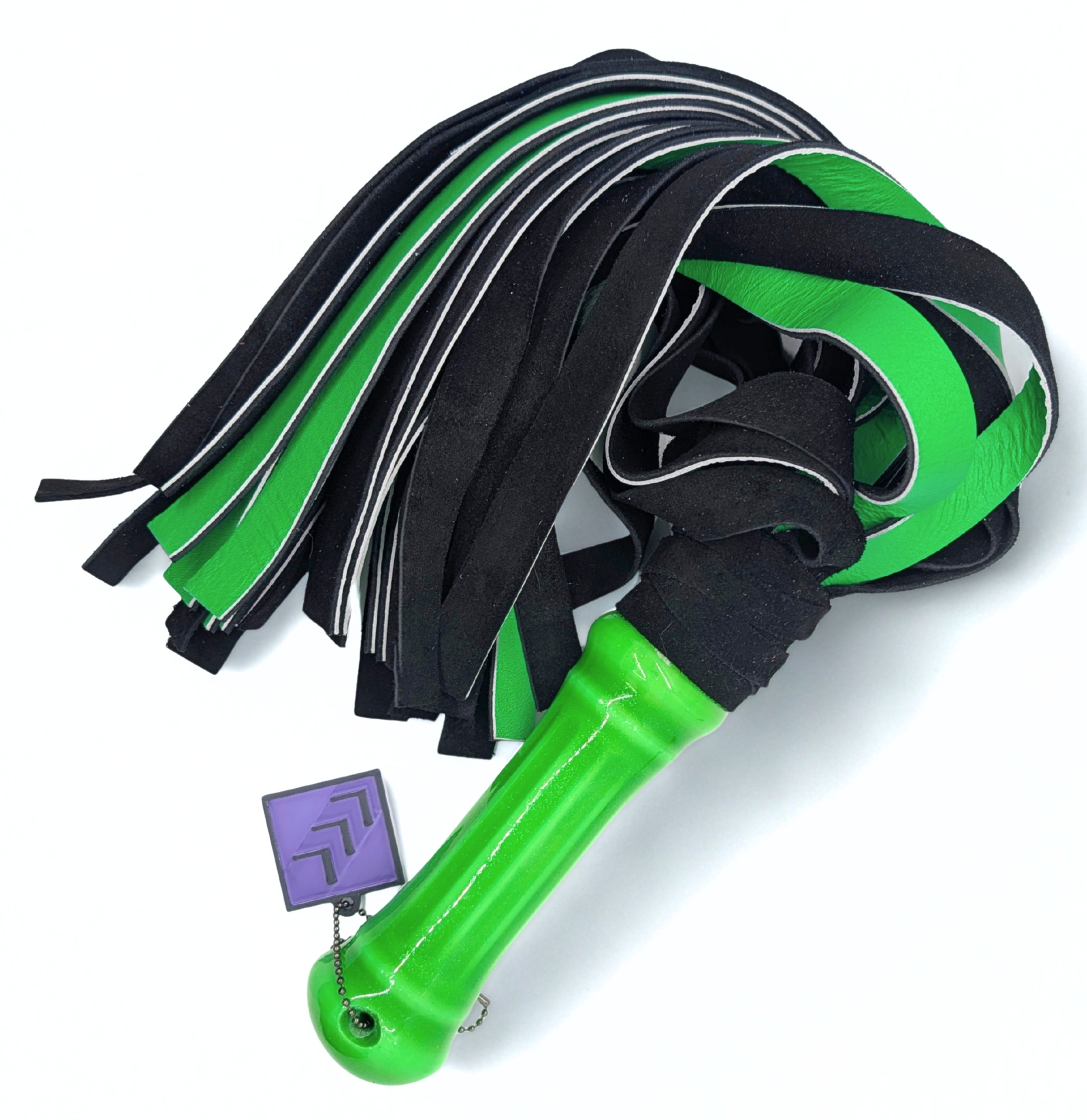 The Radioactive Leather Flogger