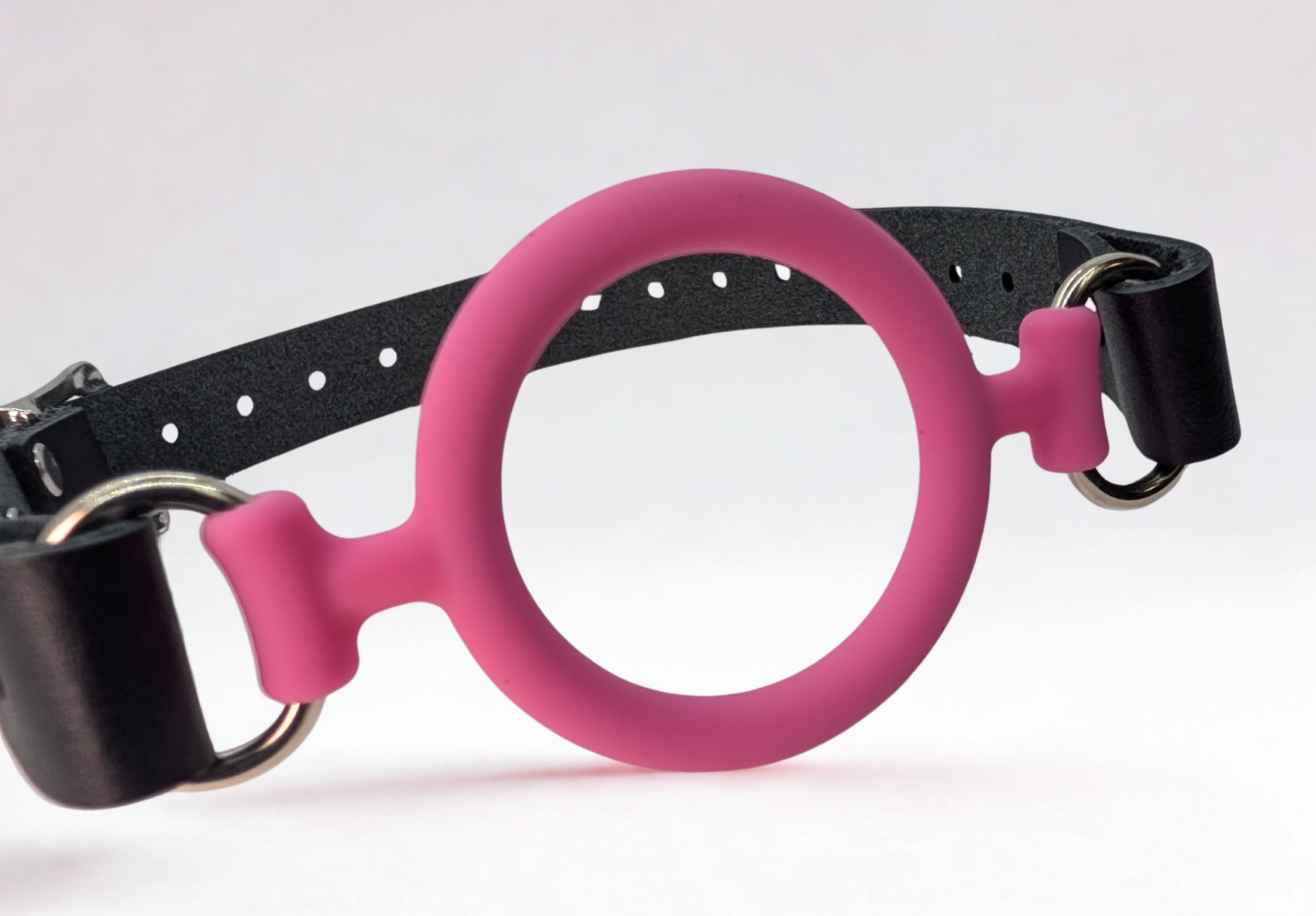 Classic Silicone and Leather Ring Gag 