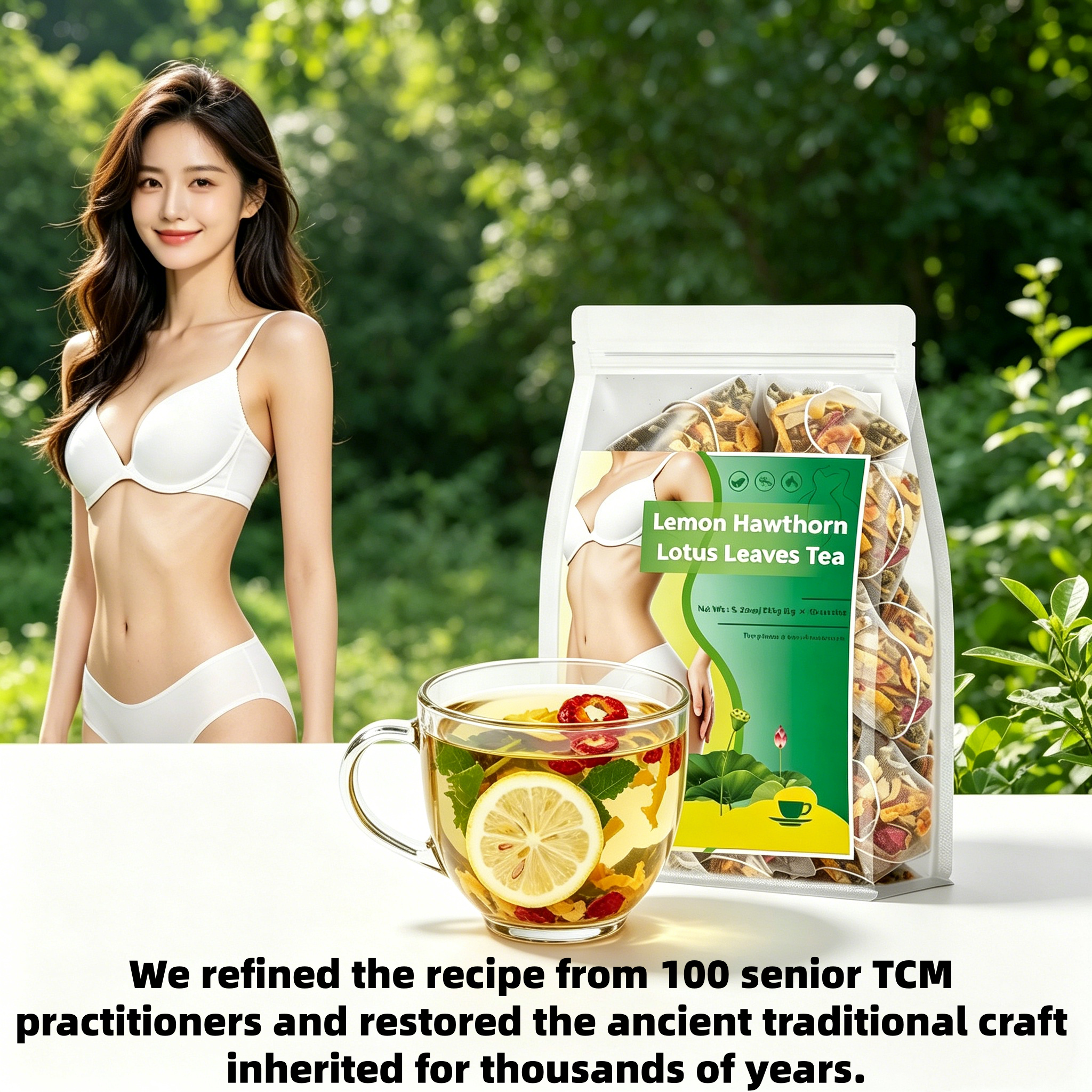 Lemon Hawthorn Lotus Leaves Tea