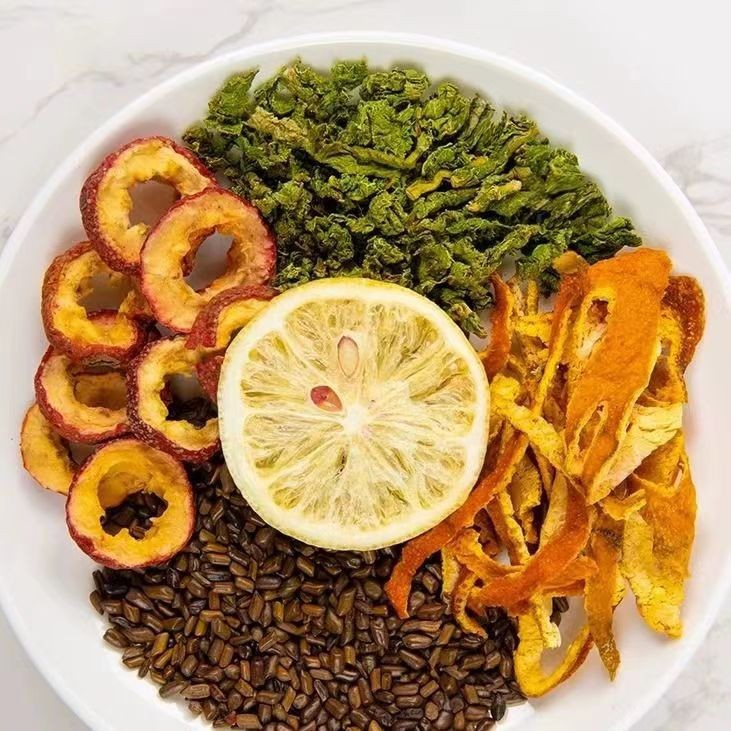 Lemon Hawthorn Lotus Leaves Tea