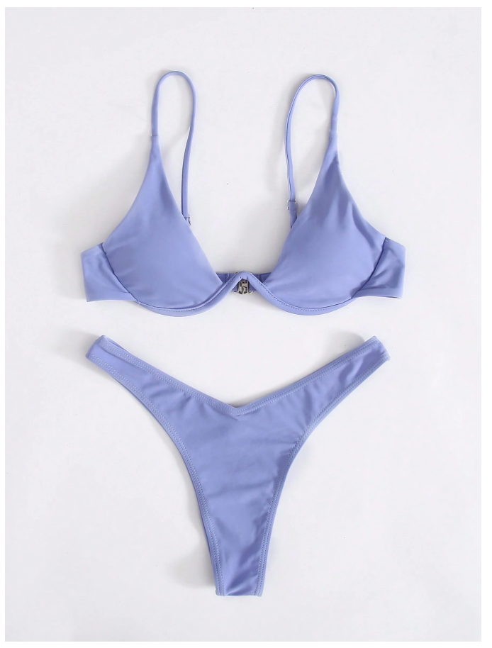Bikini azul clásico