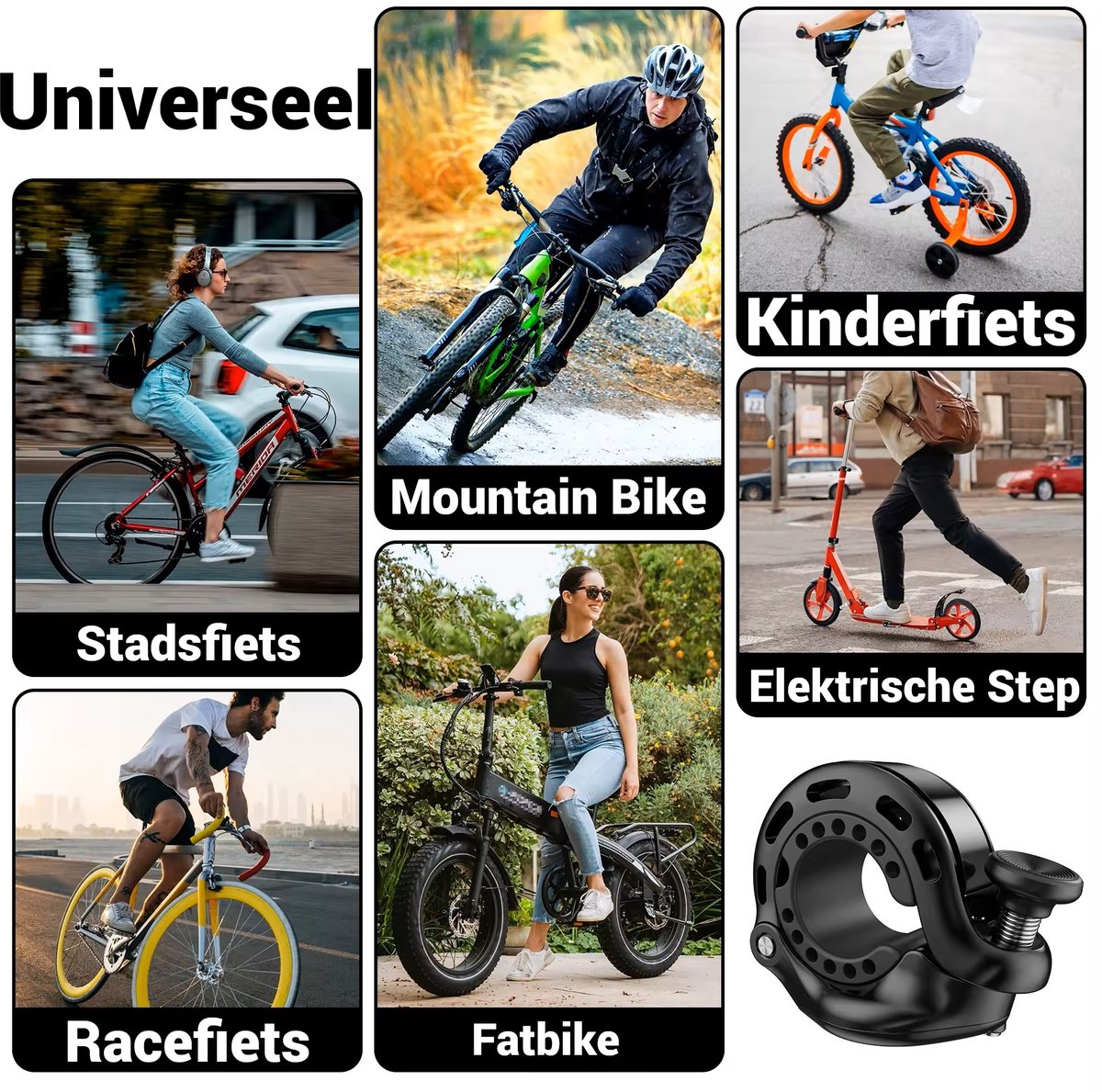 Syveron - Bicycle Bell Pro Max - Bike Tag - Bicycle Bell excluding tracker - Bicycle Accessories - Bicycle anti-theft - Bicycle GPS tracker - Bicycle tracker