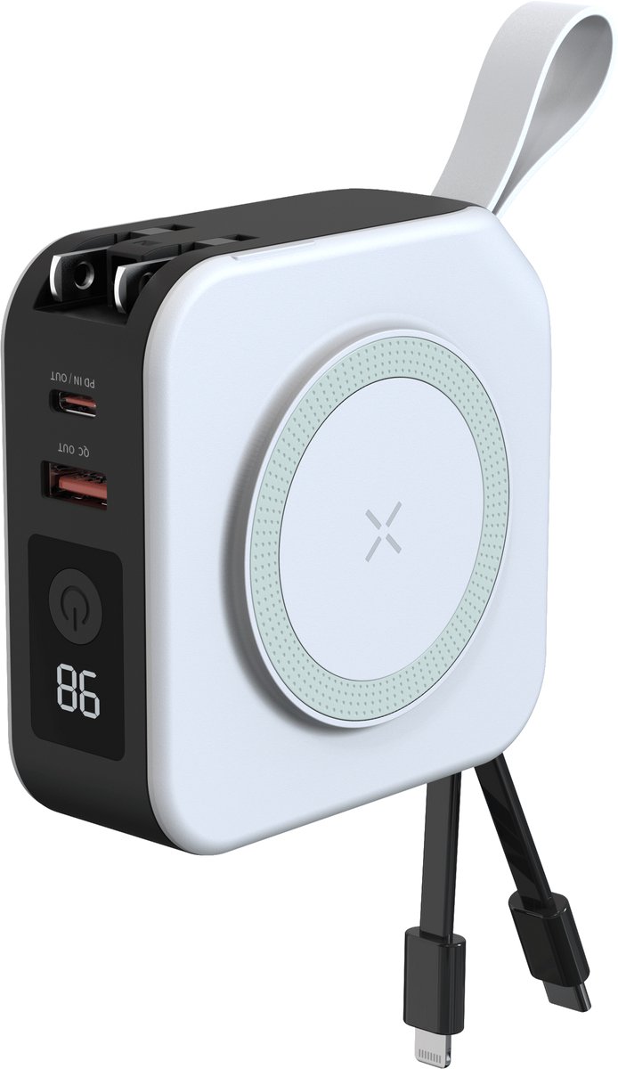 5-in-1 Multifunctional Wireless  Charger and power bank -10.000mAh 