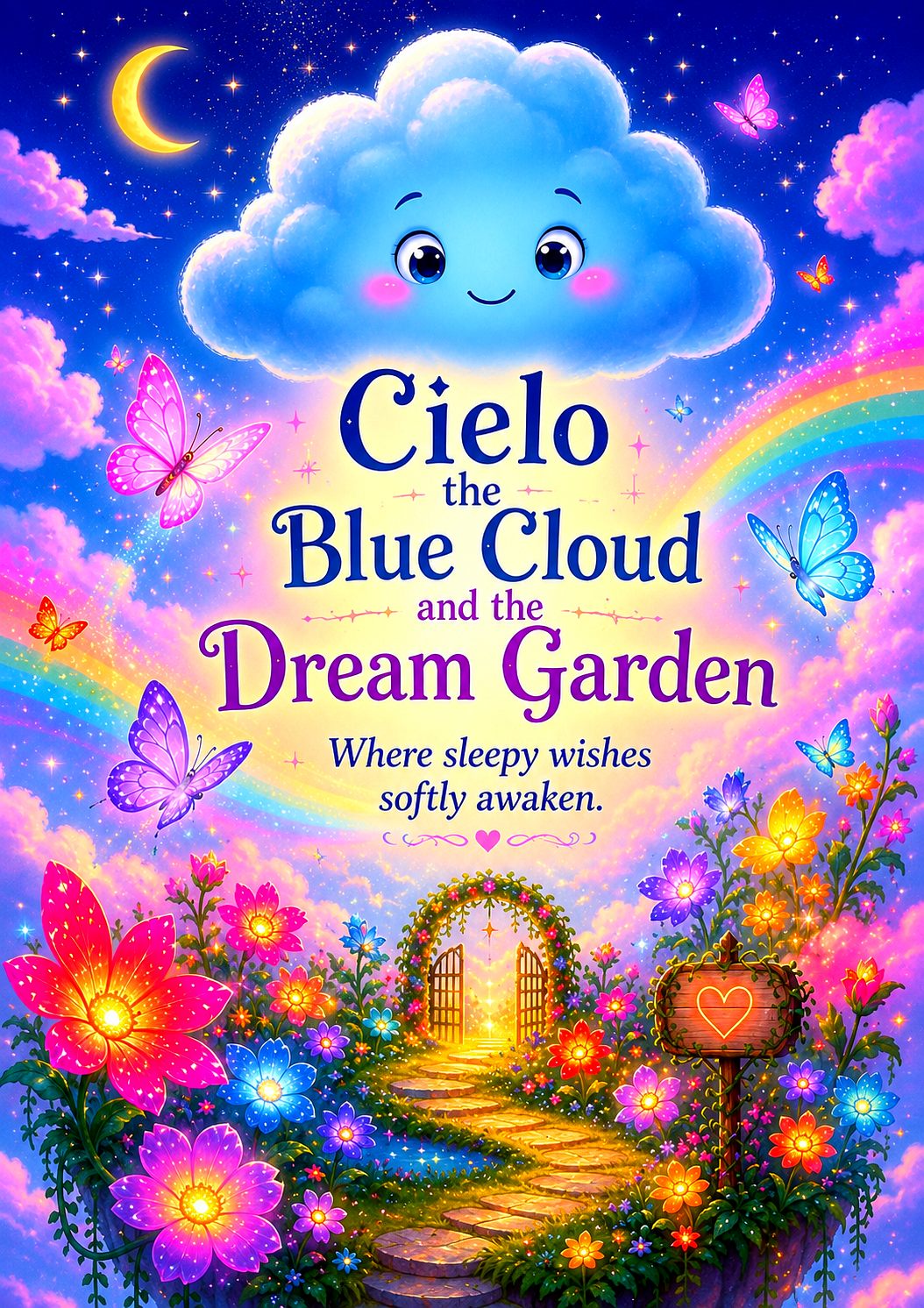 Book 8: Cielo the Blue Cloud and the Dream Garden ☁️🌸💙