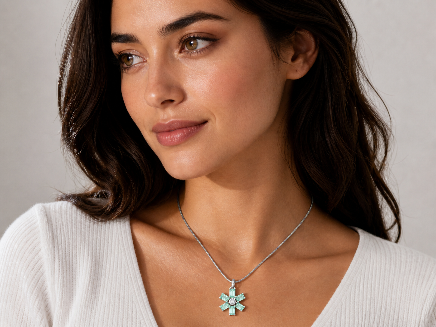 Emerald Blossom Necklace