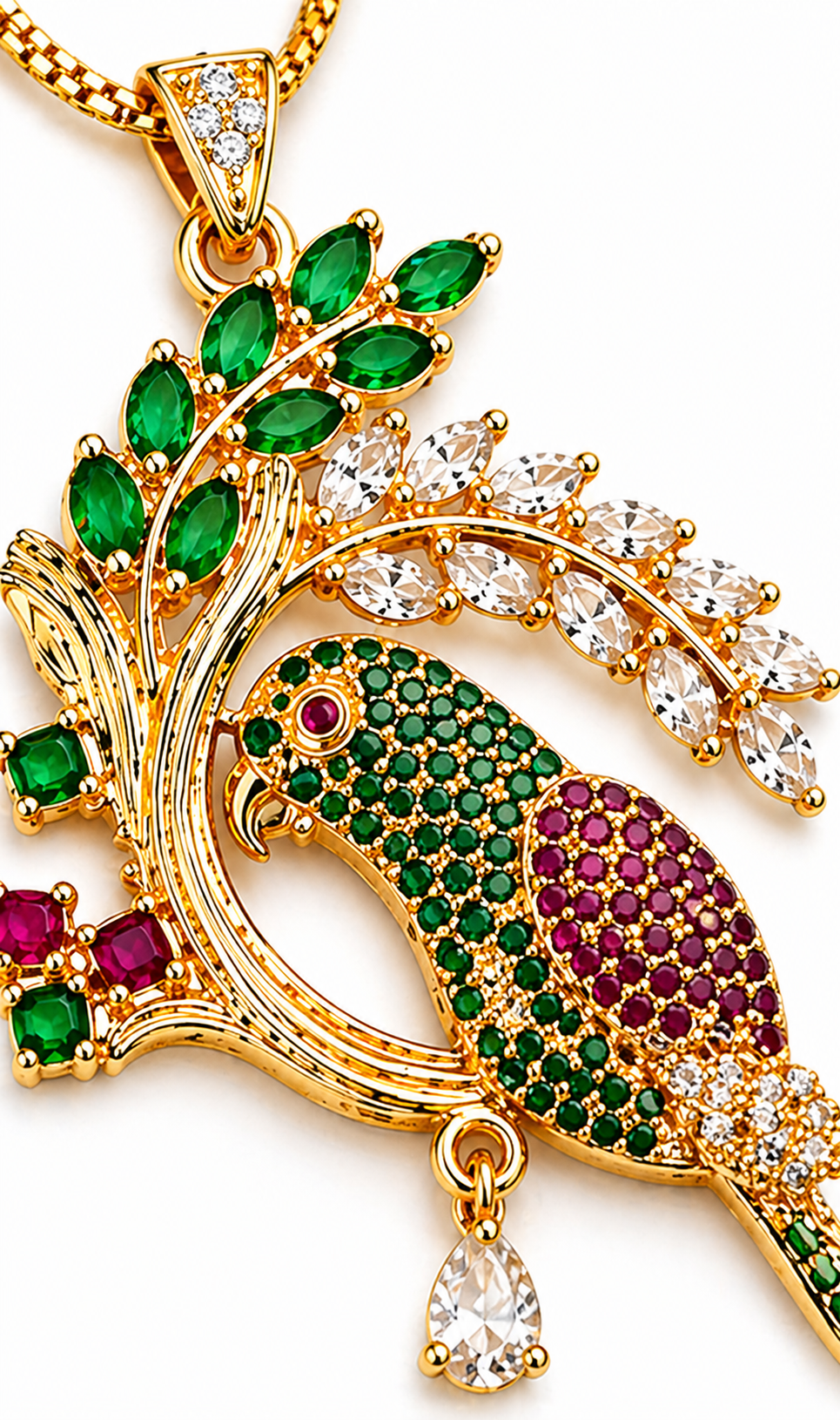 Parrot-Inspired Jewelry Set