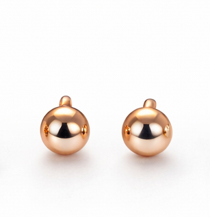 Rose Gold CZ Diamond, Pearl & Designer Stud Combo