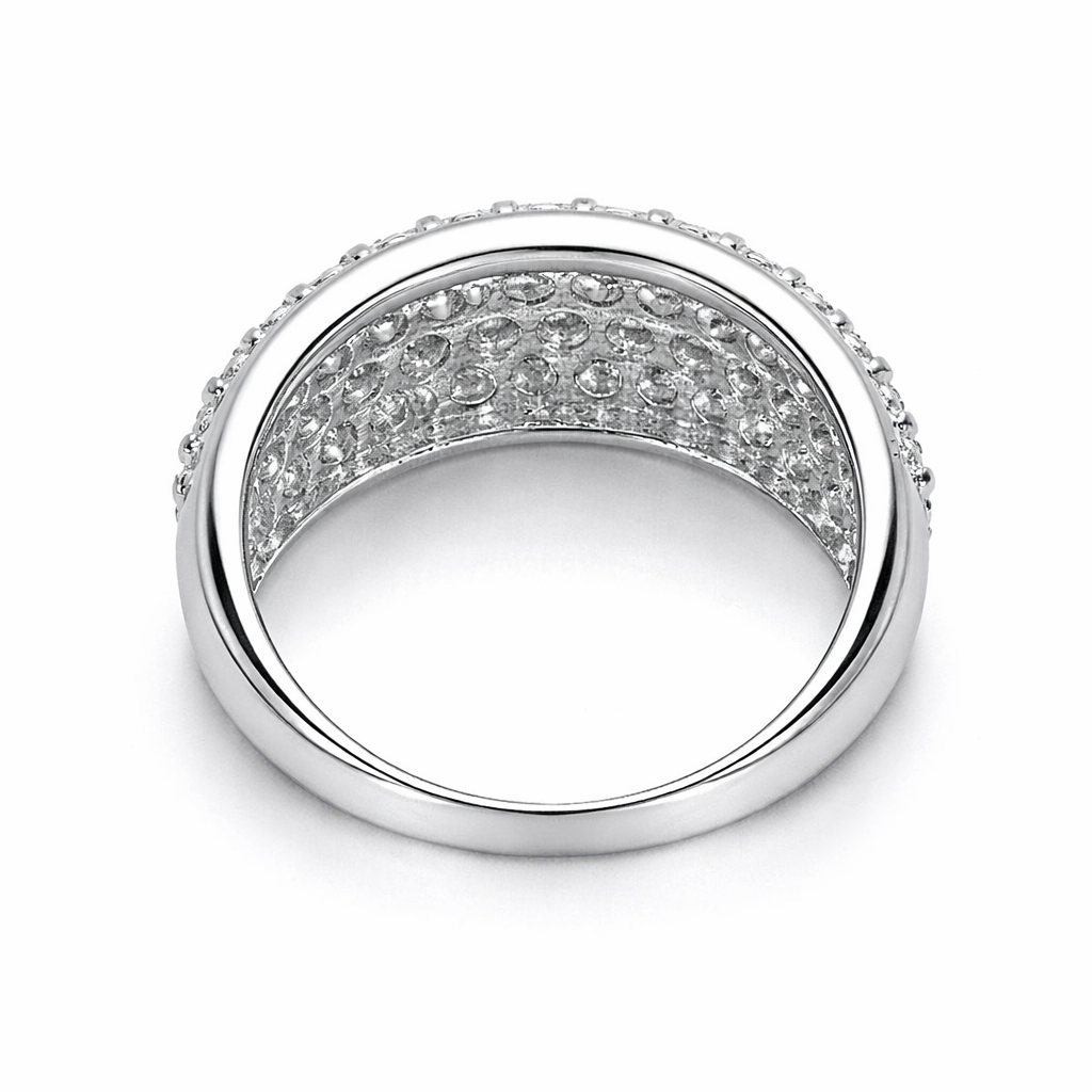 Pavé CZ Diamond Band Ring