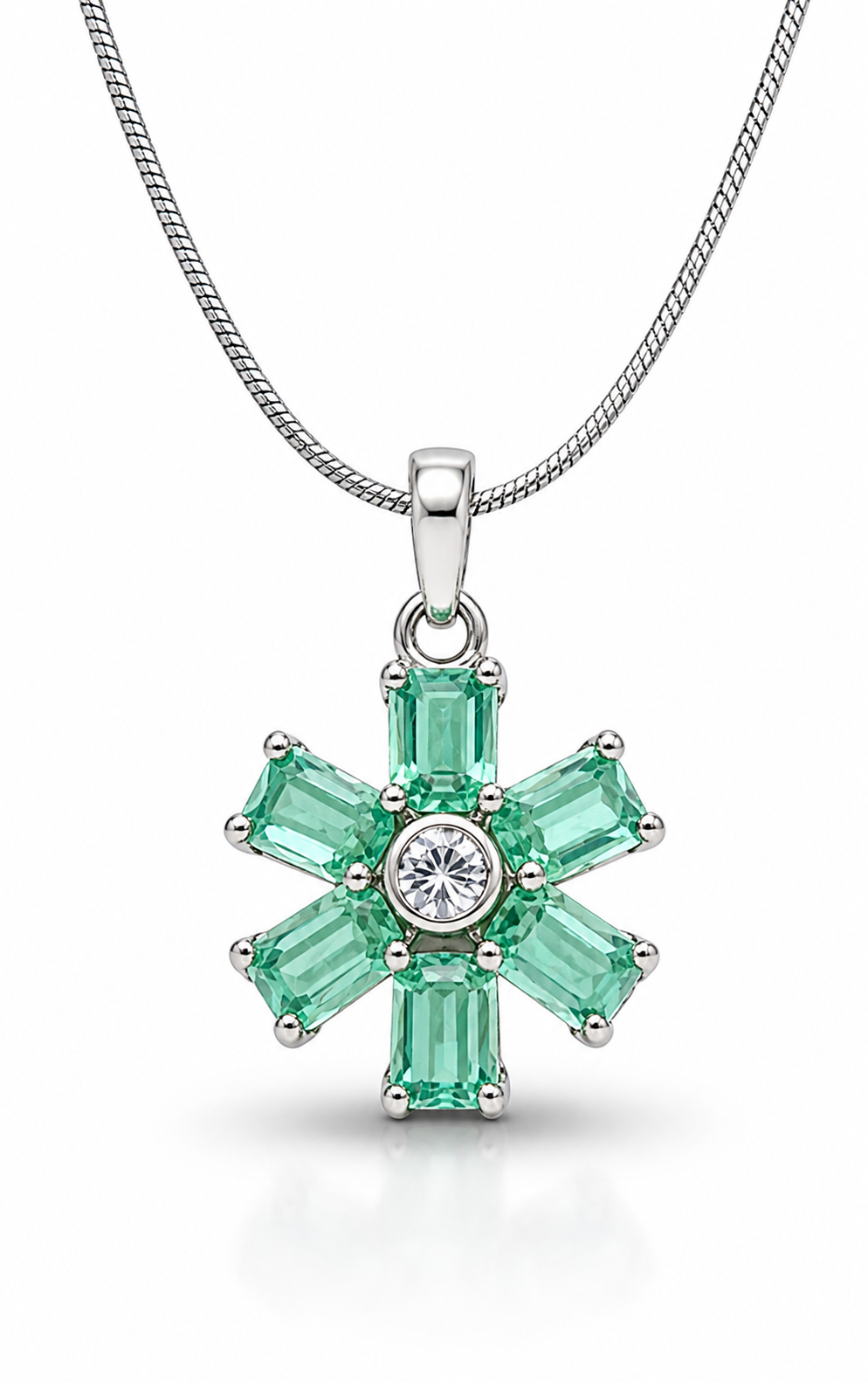 Emerald Blossom Necklace