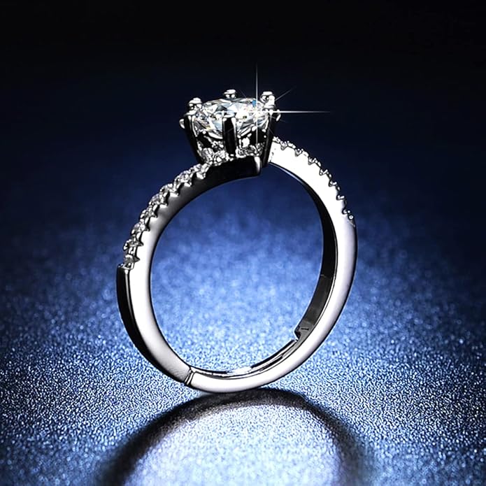 Elegant CZ Diamond Engagement Ring