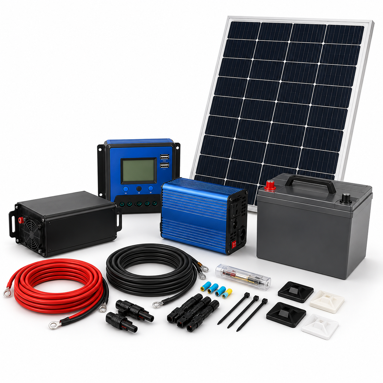 Sistema completo solar para Trailer Básico