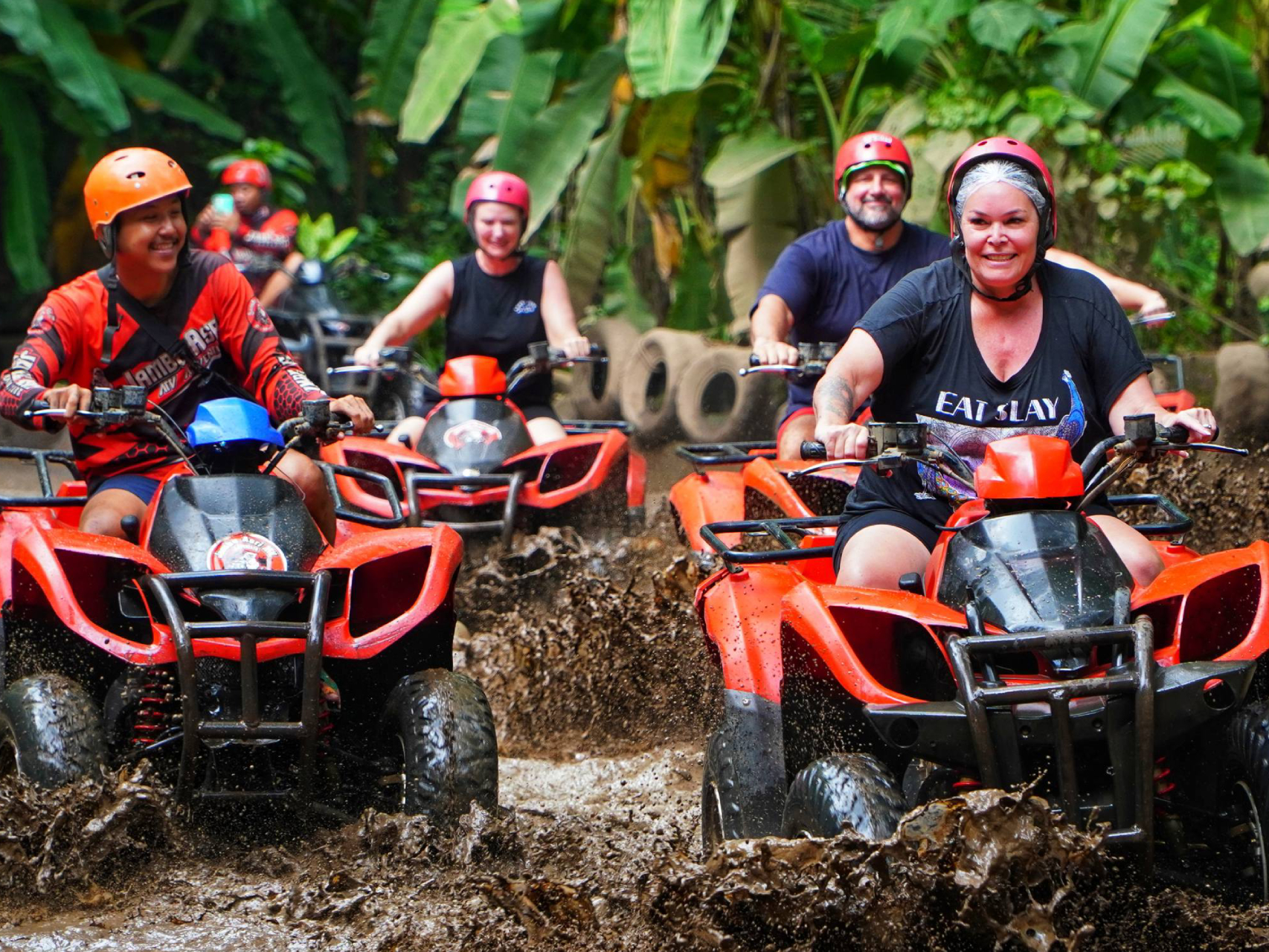 Ubud: ATV Jungle Adventure with Waterfall & Rice Fields