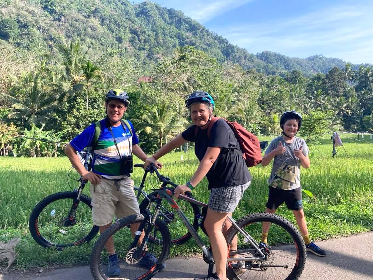 Sidemen Valley Cycling tour and Hidden Gembleng Waterfall