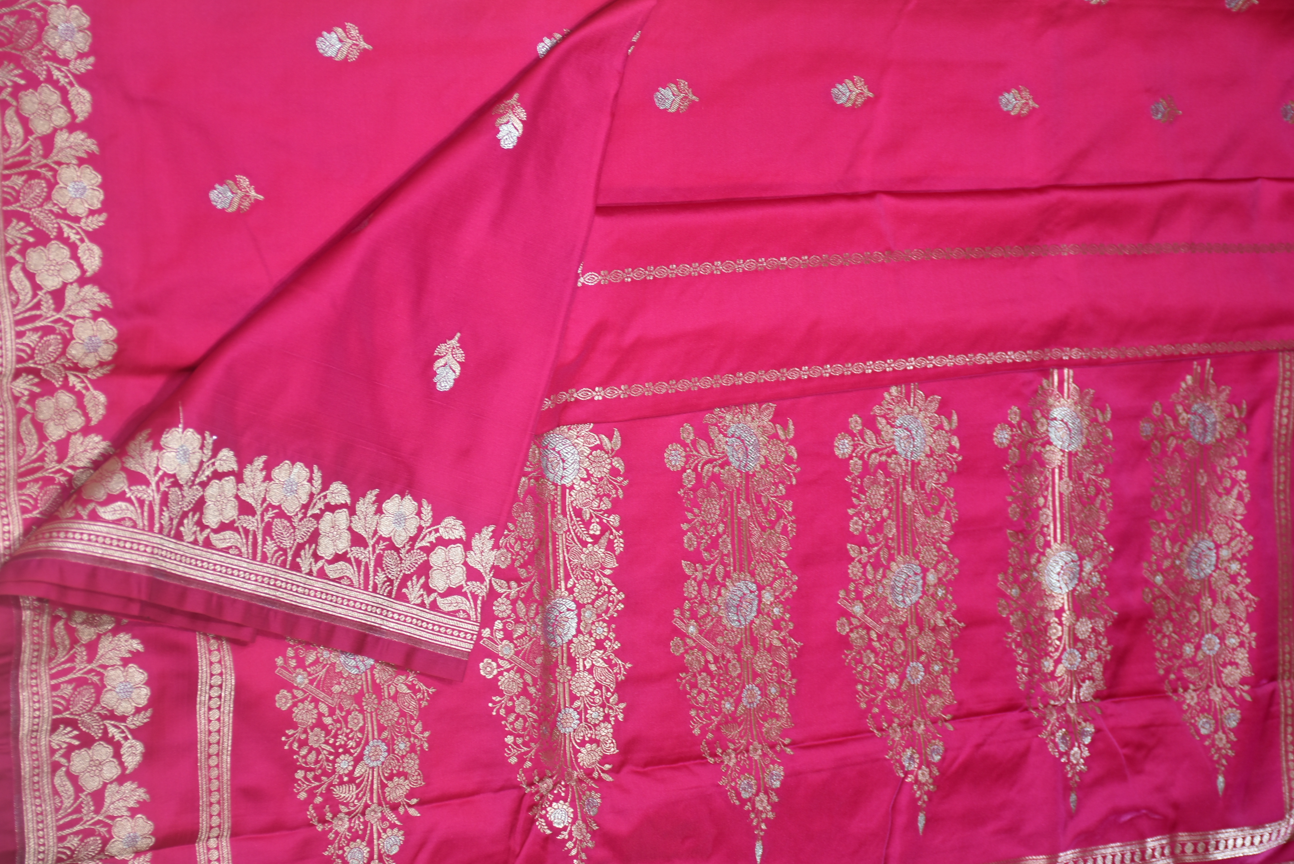 Pink Mashru Saree