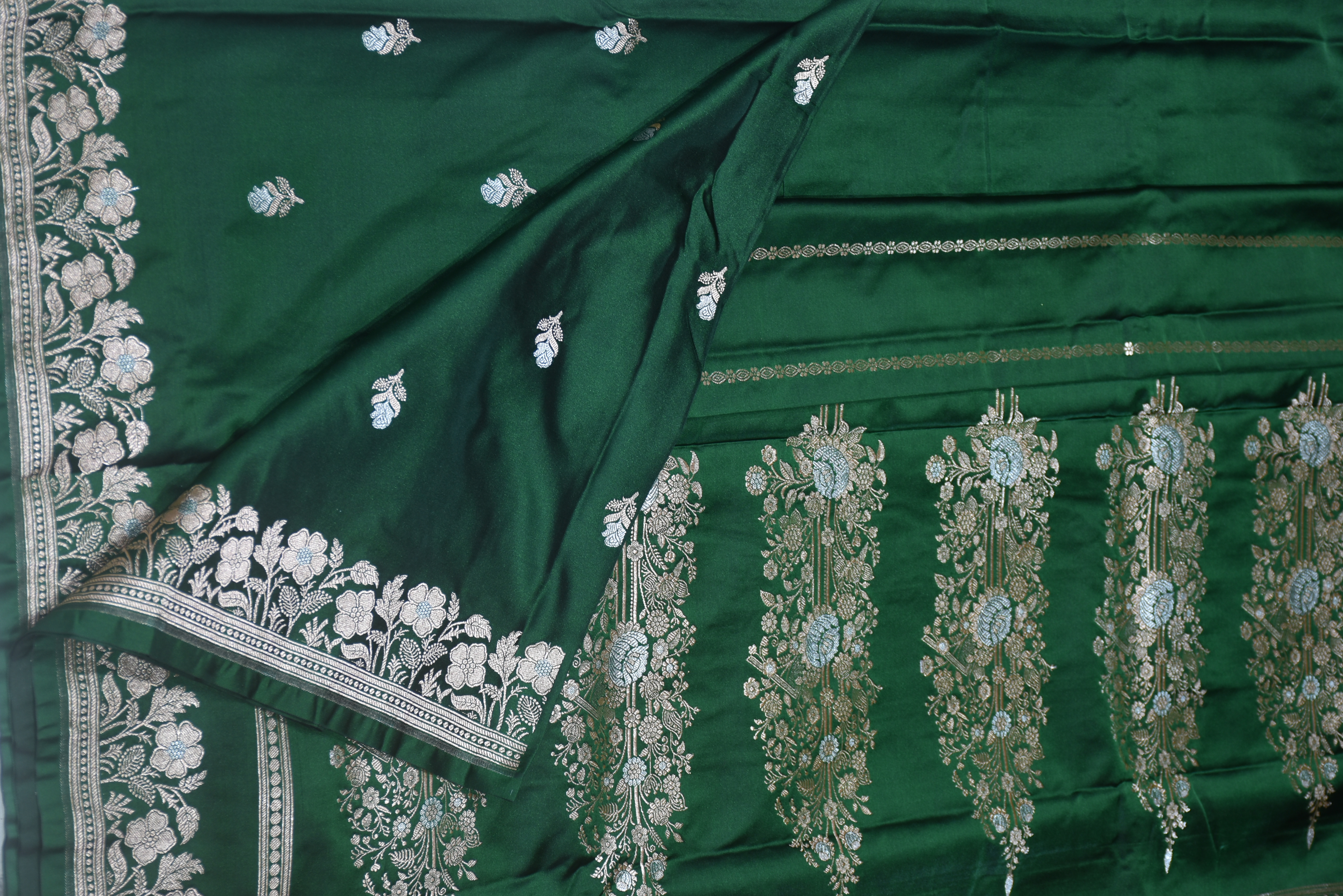 Green Mashru Saree