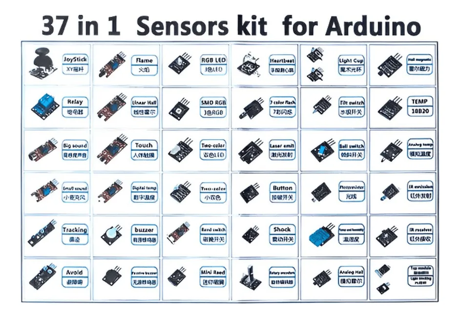 Kit De Sensores 37 En 1 Para Arduino