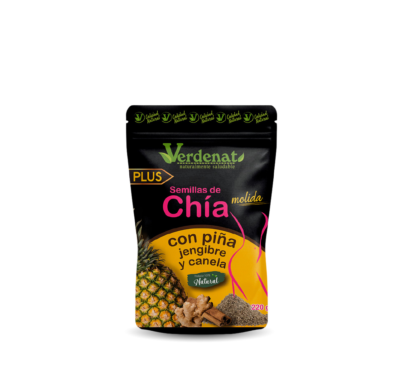 Semillas de Chía Molida Verdenat Plus 220g