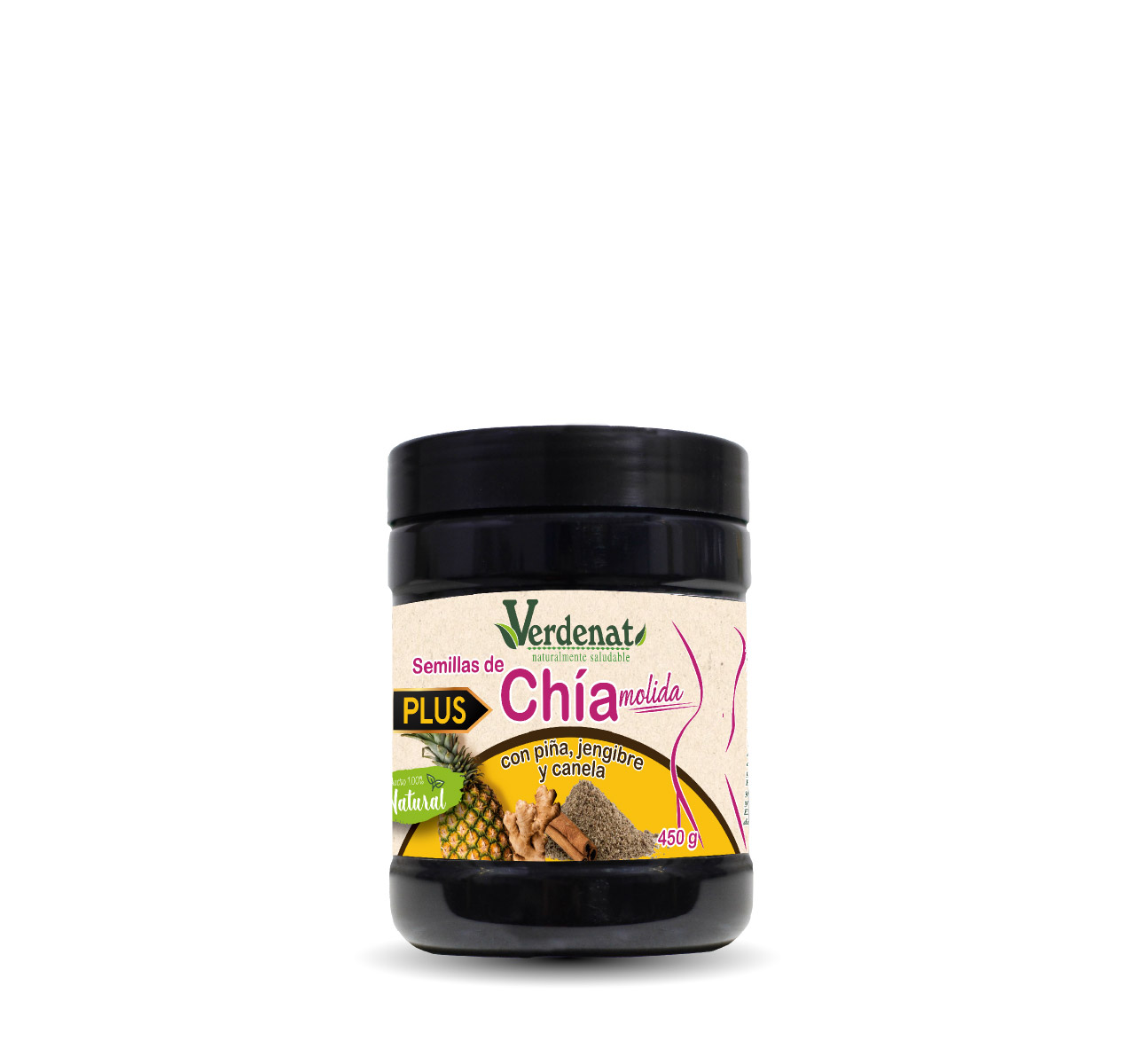 Semillas de Chía Molida Plus 450g