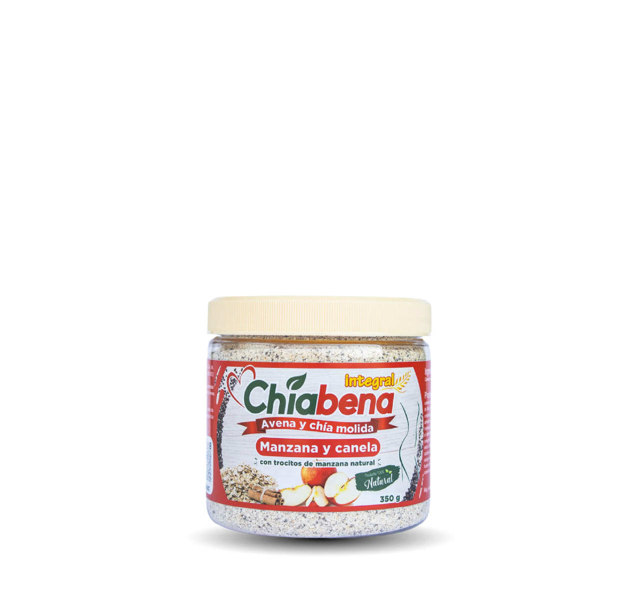 Chiabena Integral Manzana y Canela 350g