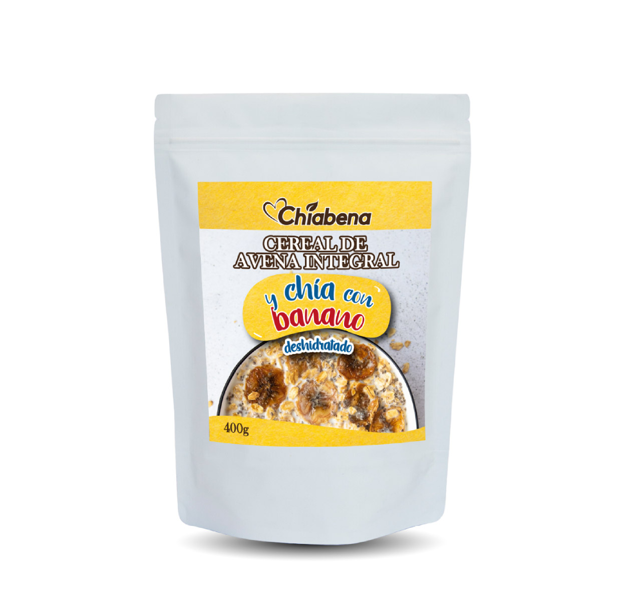 Cereal de Avena Integral y Chía con Banano 400g