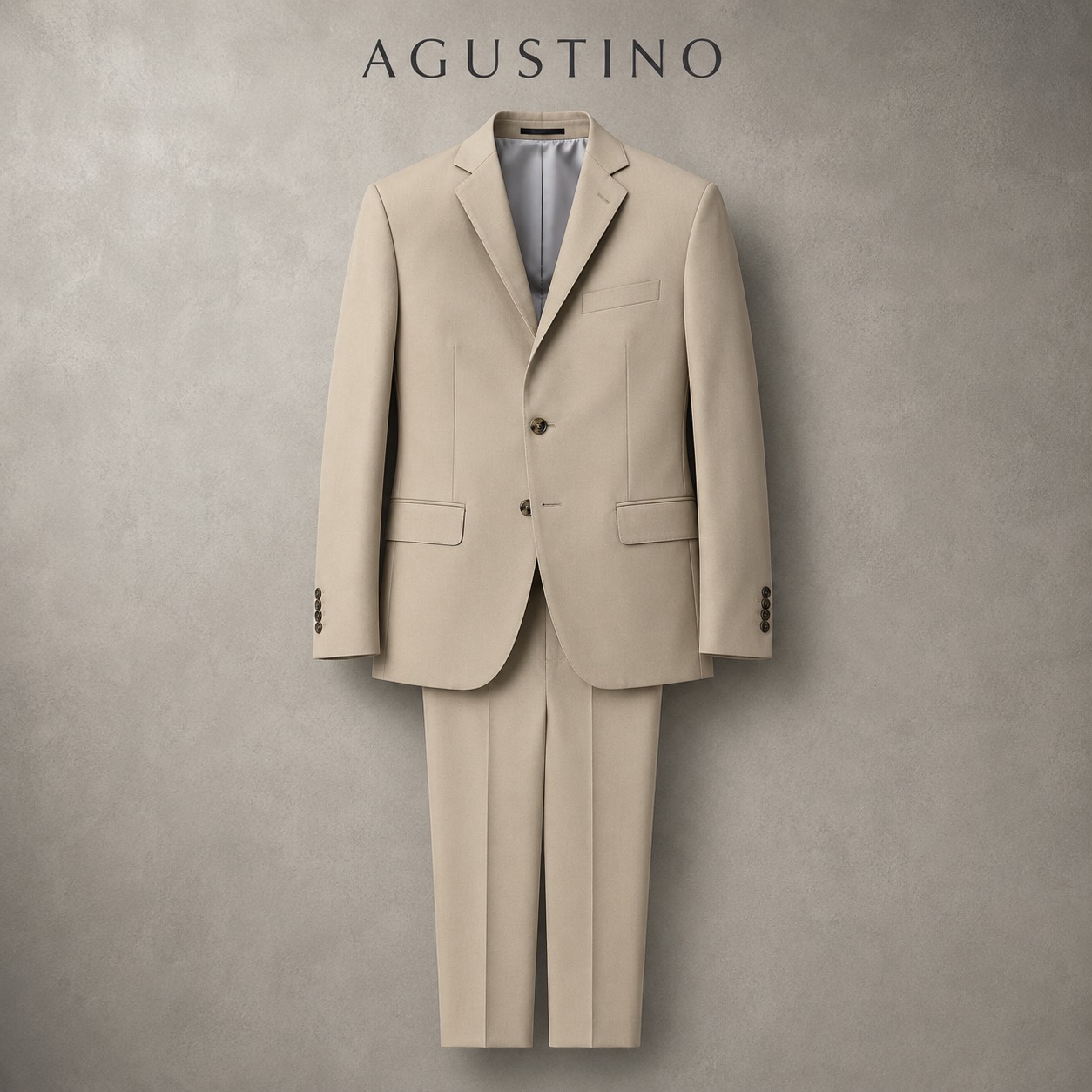 Traje Beige Clásico Agustino