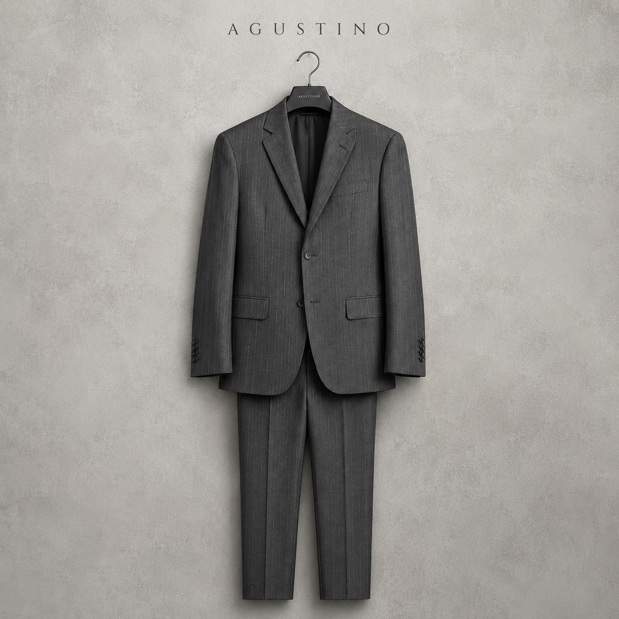 Traje gris clásico