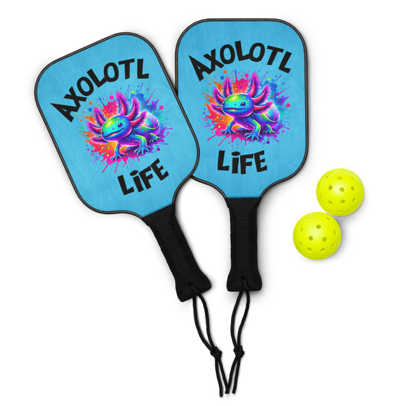 Axolotil Pickleball paddle set blue (LF)