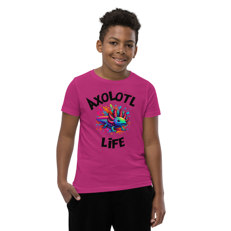 Axolotil Youth Short Sleeve T-Shirt