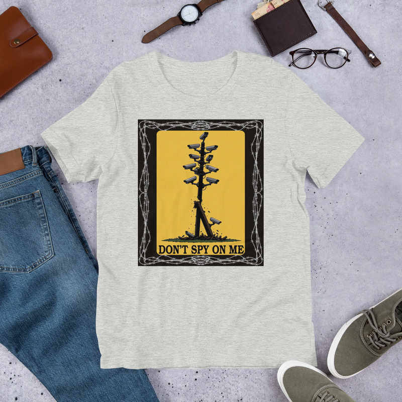 Don't spy on me t-shirt, 3 colors available