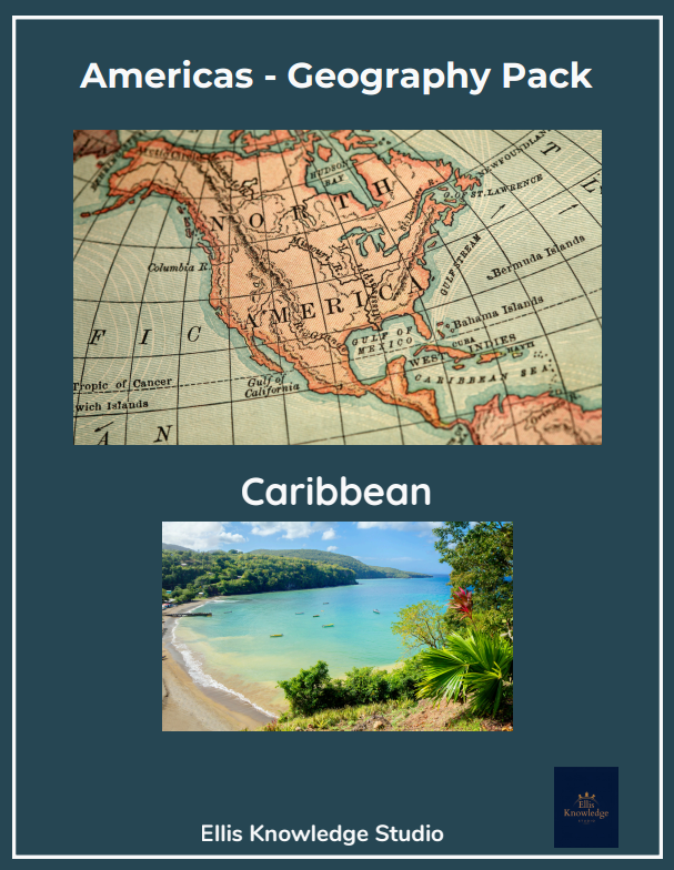 Caribbean Geography Pack - U.S Customary System