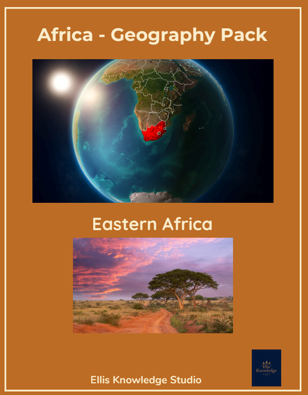 East Africa  Geography Pack - U.S Customary System