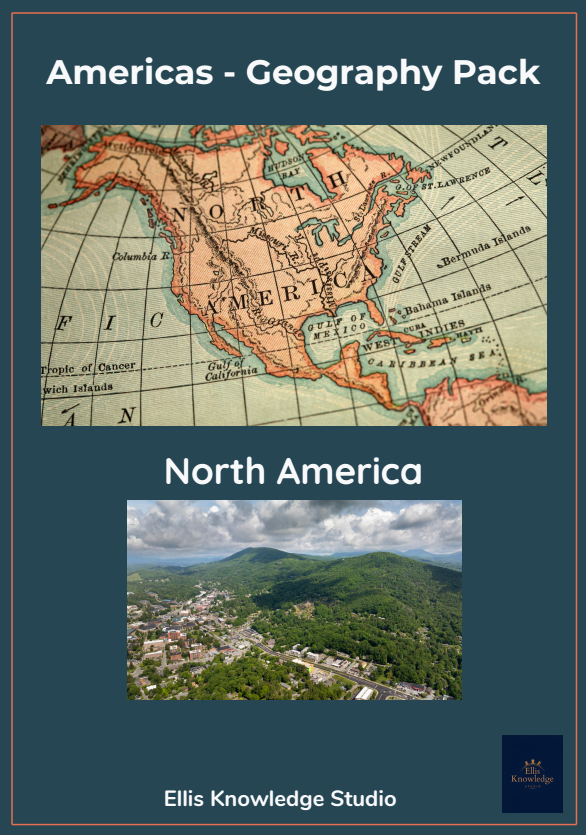 North & Central America Geography Pack - Metric System