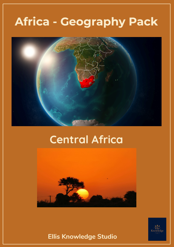 Central Africa Geography Pack - Metric System