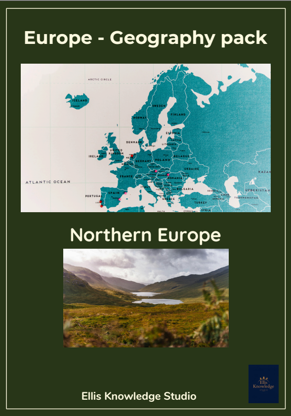 Northern Europe  Geography Pack - Metric System