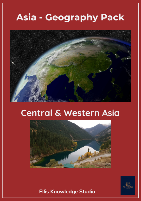 Central & Western Asia Geography Pack - Metric System