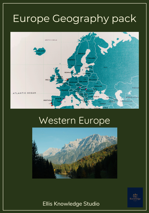 Western Europe Geography Pack - Metric System