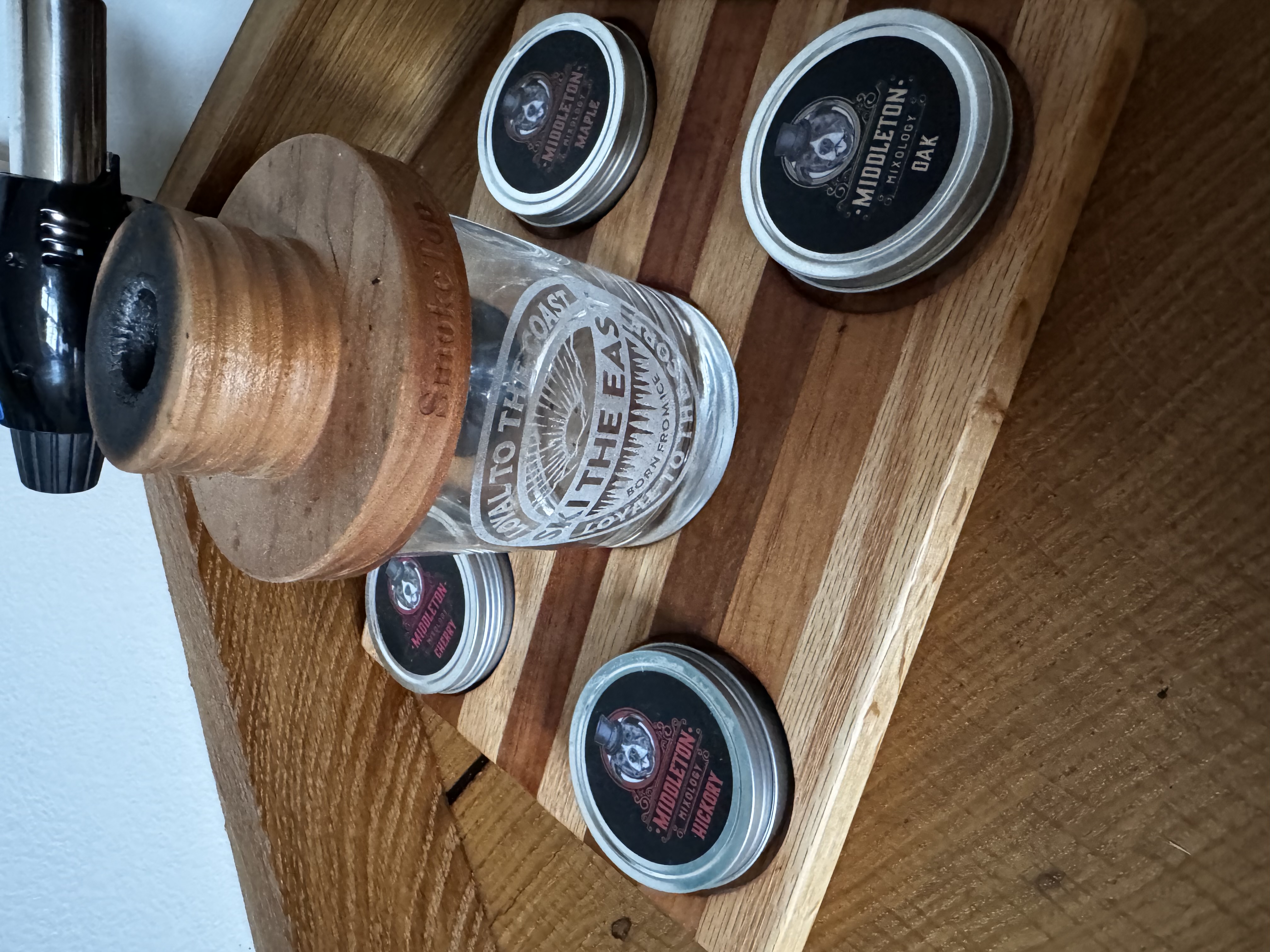 Cocktail Smoker Serving Tray