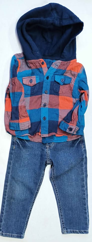 Conjunto Infantil Camisa y Jeans