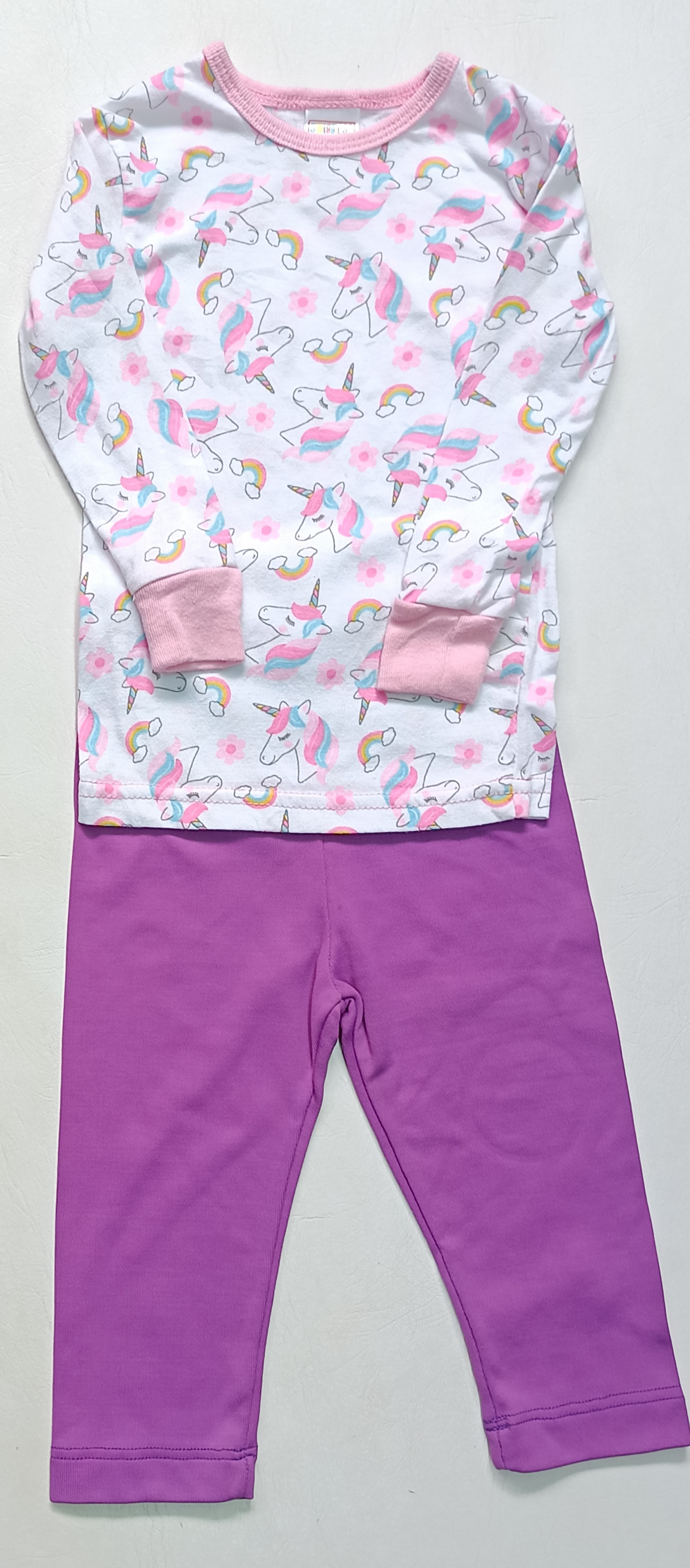 Pijama infantil de unicornios