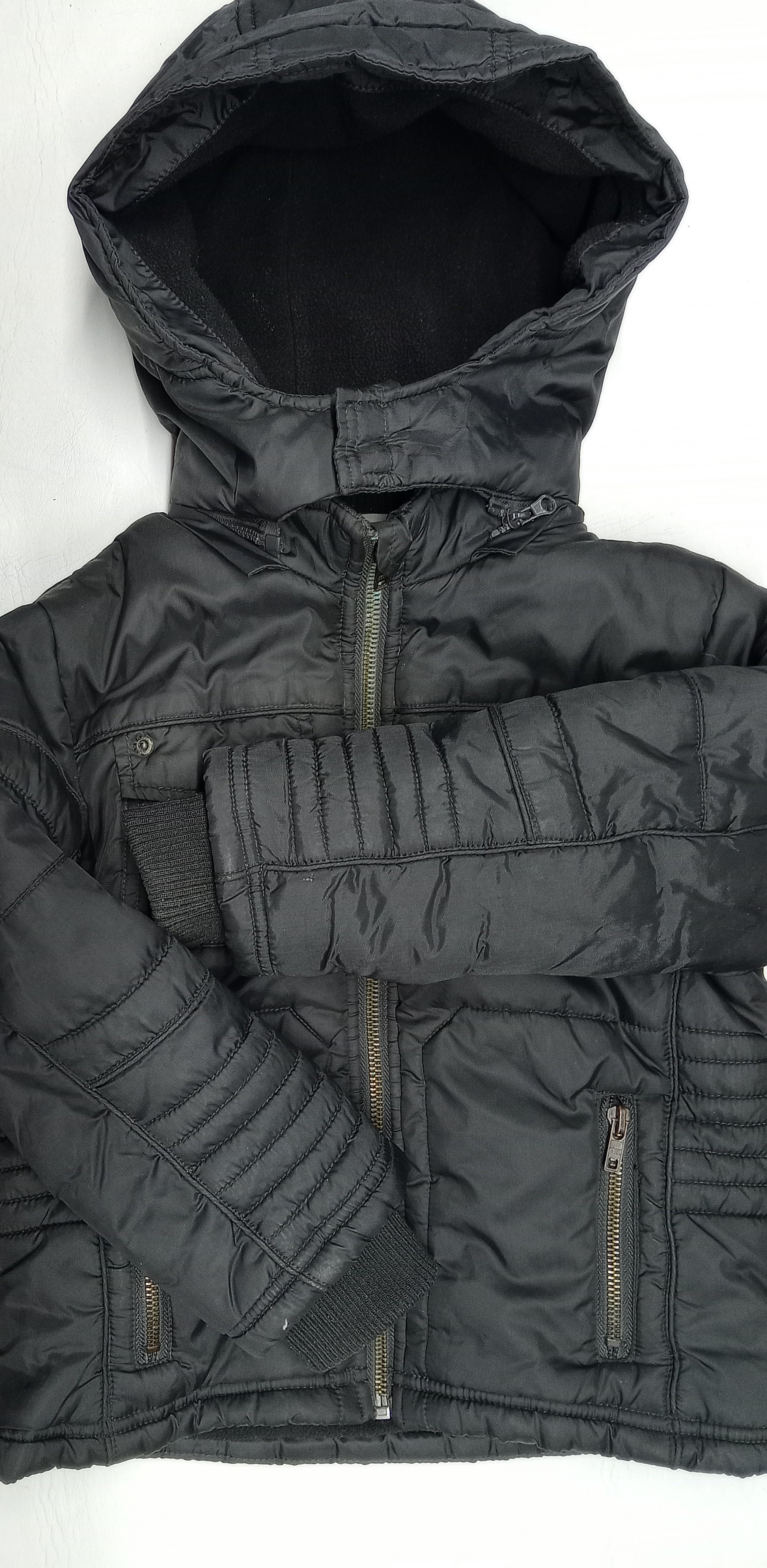 Campera acolchada negra