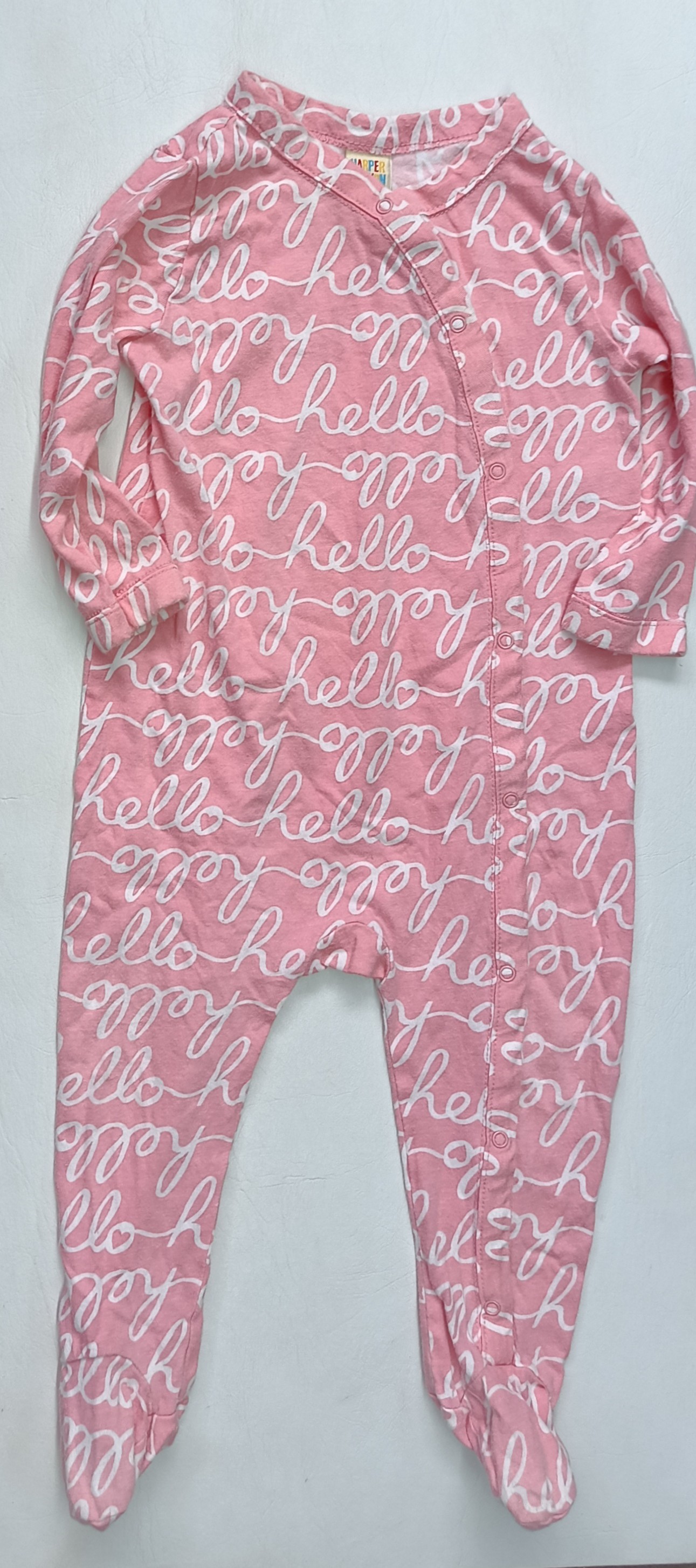 Mameluco rosa para bebé