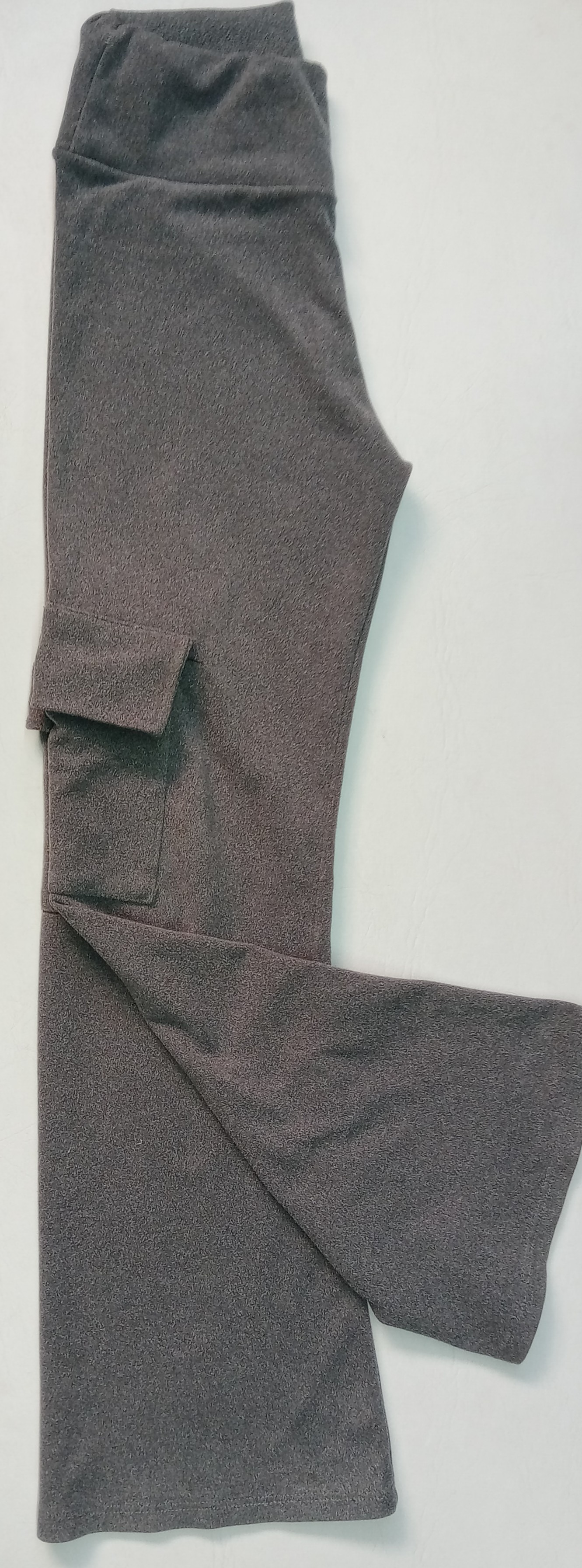 Pantalón acampanado de algodón