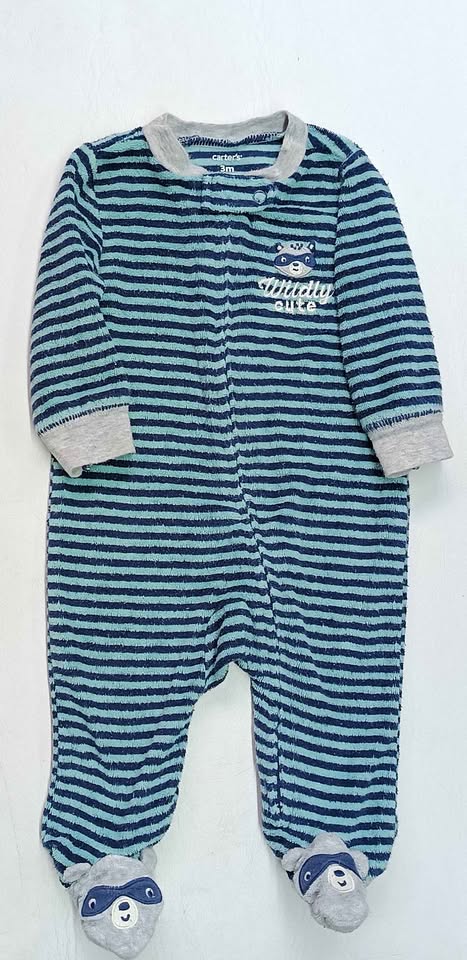 Pijama Enterizo Rayado para Bebé
