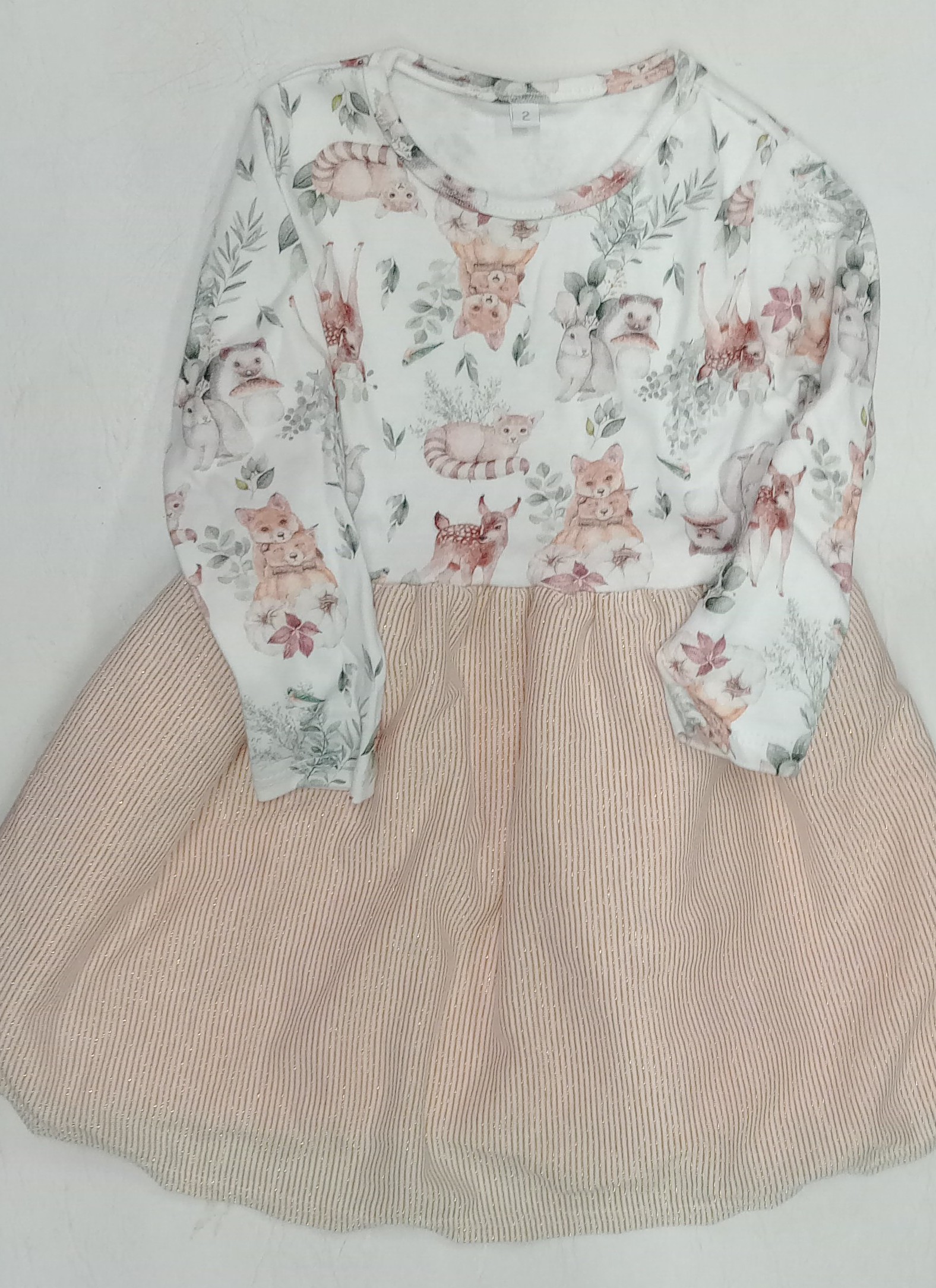 Vestido infantil bosque