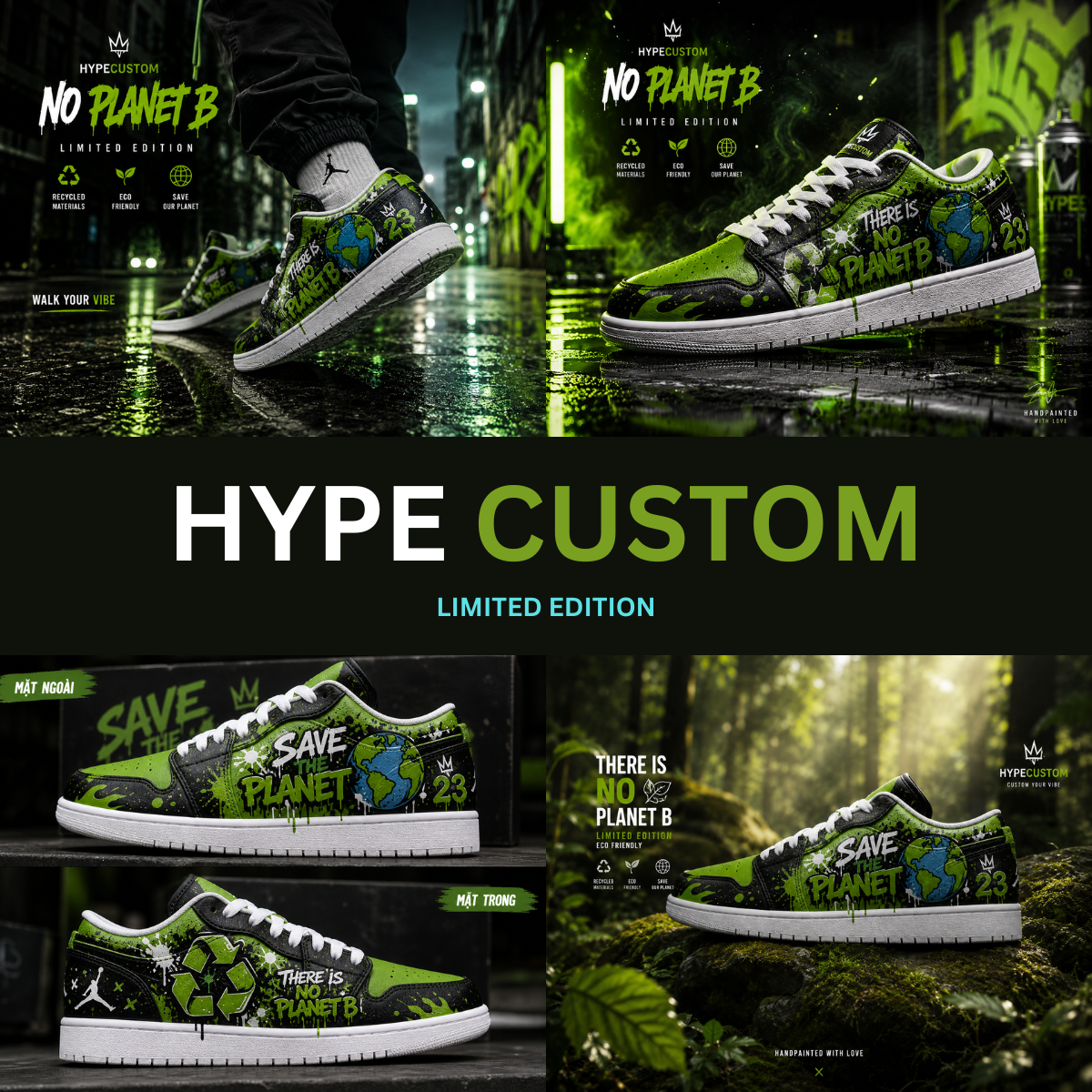 No Planet B Sneakers Nike Jordan  Low