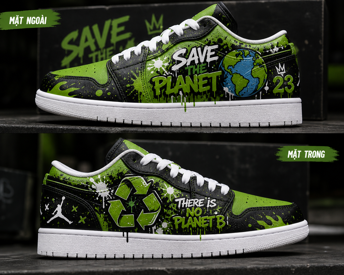 No Planet B Sneakers Nike Jordan  Low