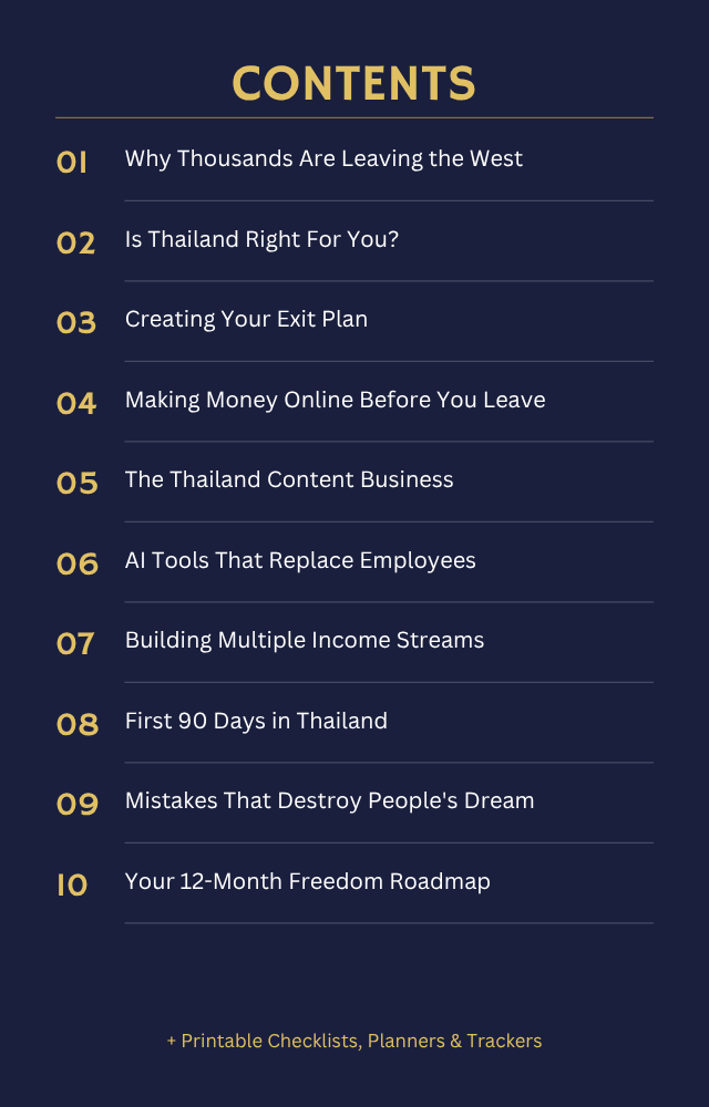 The Thailand Freedom Blueprint