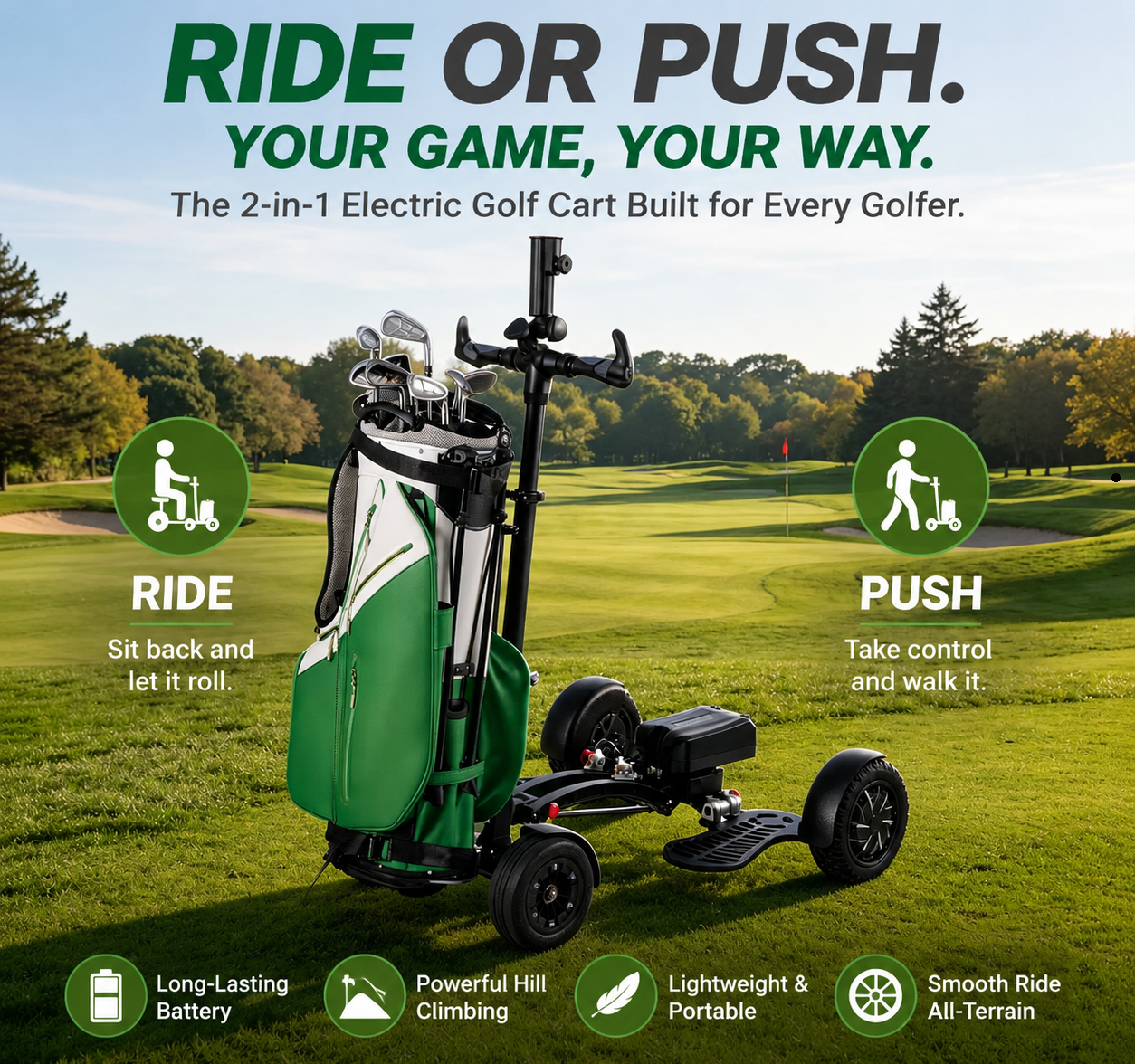2-in-1 Golf Cart